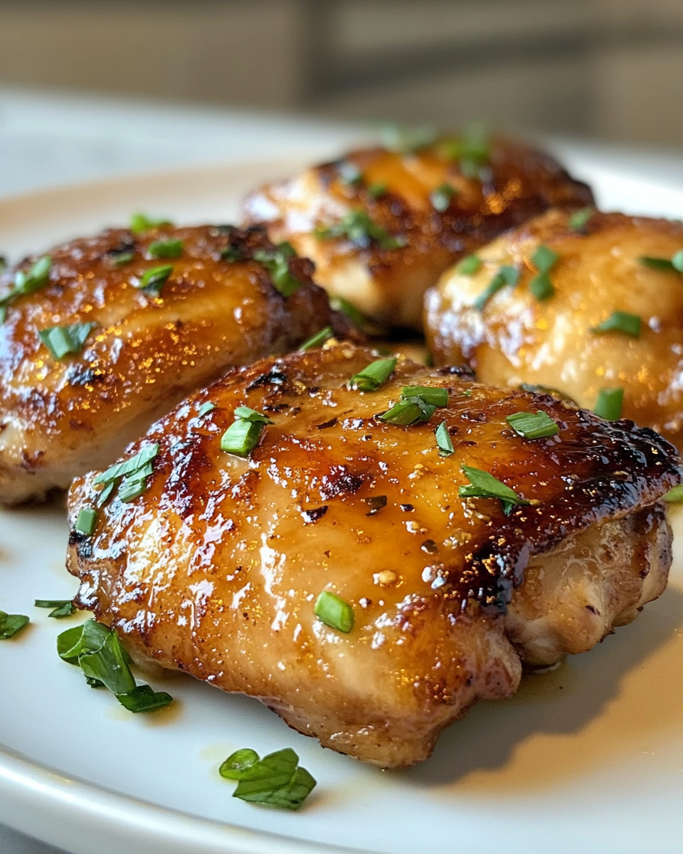 Ingredients and marinade preparation for roasted miso chicken thighs
