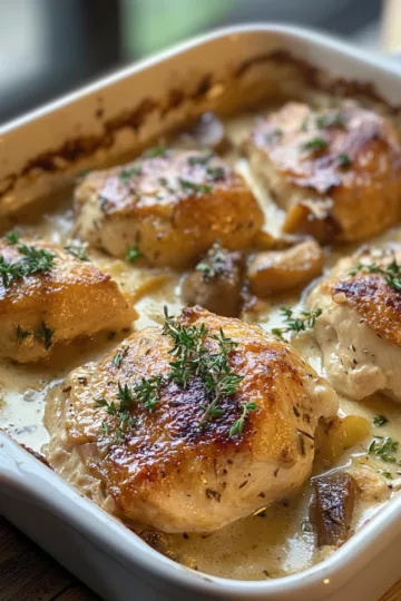 Simple French Chicken Casserole taken with iphone 15 pro max --iw 2 --ar 4:5 --v 6.1 --raw