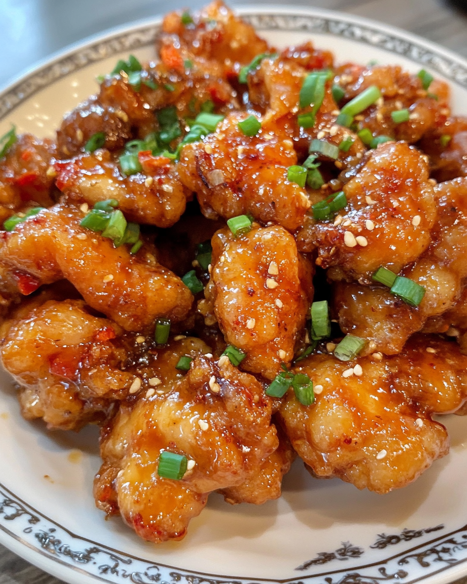 Ingredients for hot honey pepper chicken laid out