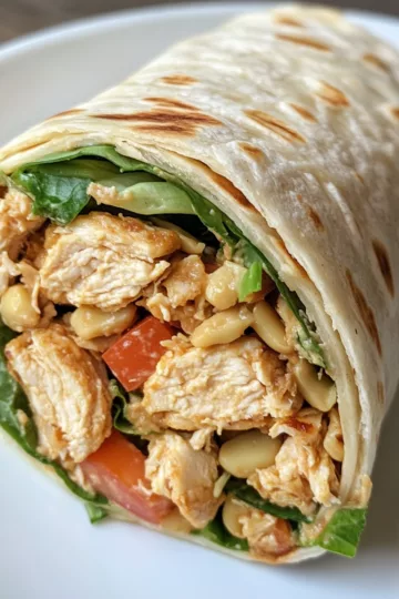 thai peanut chicken wrap jimmy johns copycat recipe taken with iphone 15 pro max --iw 2 --ar 4:5 --v 6.1 --raw