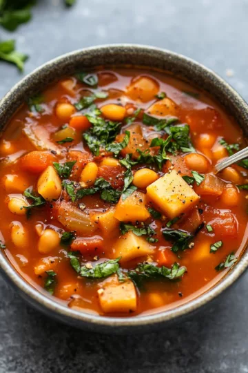 These 10 One-Pot Soups Are Loaded with Protein and Flavor taken with iphone 15 pro max --iw 2 --ar 4:5 --v 6.1 --raw