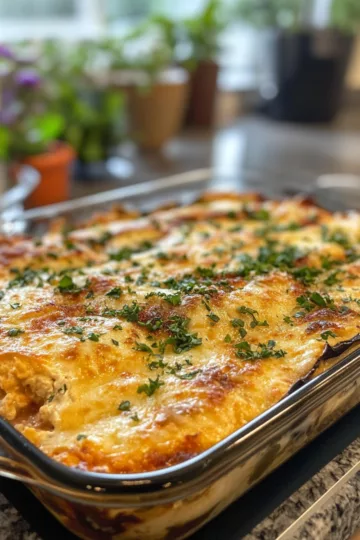 Vegetarian Ricotta & Eggplant Casserole taken with iphone 15 pro max --iw 2 --ar 4:5 --v 6.1 --raw