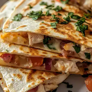20minute chicken bacon ranch quesadilla easy flavorful taken with iphone 15 pro max --iw 2 --ar 4:5 --v 6.1 --raw