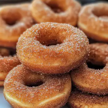 Air Fryer Apple Cider Donuts taken with iphone 15 pro max --iw 2 --ar 4:5 --v 6.1 --raw