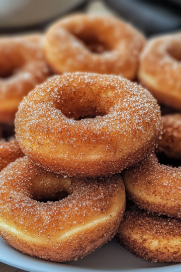 Air Fryer Apple Cider Donuts taken with iphone 15 pro max --iw 2 --ar 4:5 --v 6.1 --raw