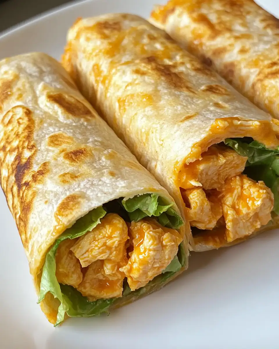 Ingredients for buffalo chicken crunch wraps including flatbreads and cheddar cheese