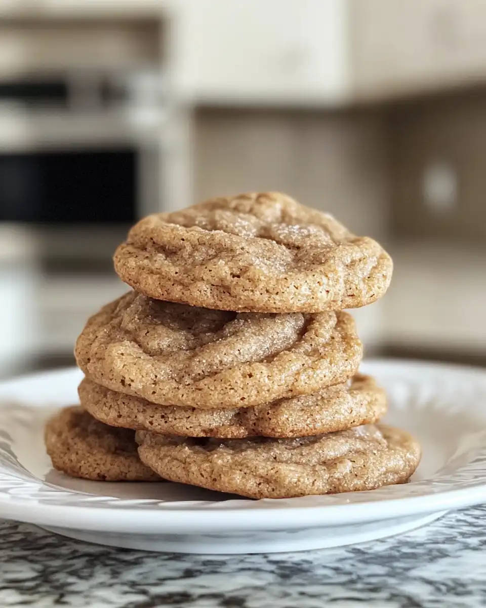 Freshly baked apple cider cookies plated and ready to enjoy