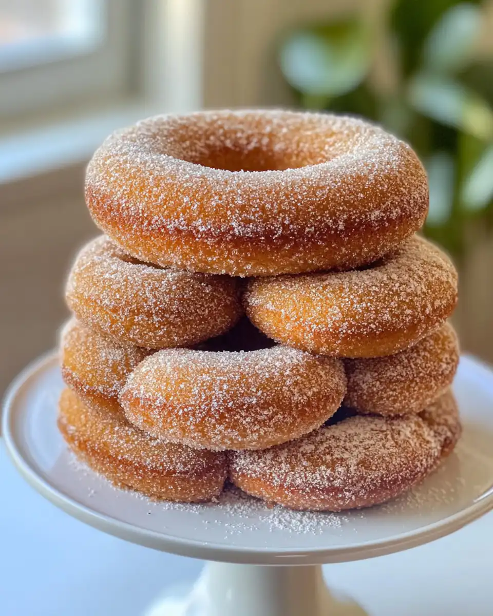 Ingredients laid out for apple cider donut cake including cinnamon and flour