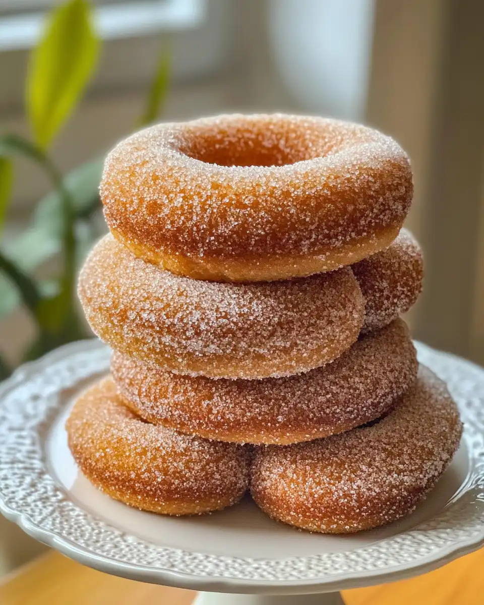 Close-up of apple cider donut cake fresh from pressure cooker