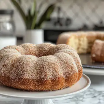 Apple Cider Doughnut Cake taken with iphone 15 pro max --iw 2 --ar 4:5 --v 6.1 --raw