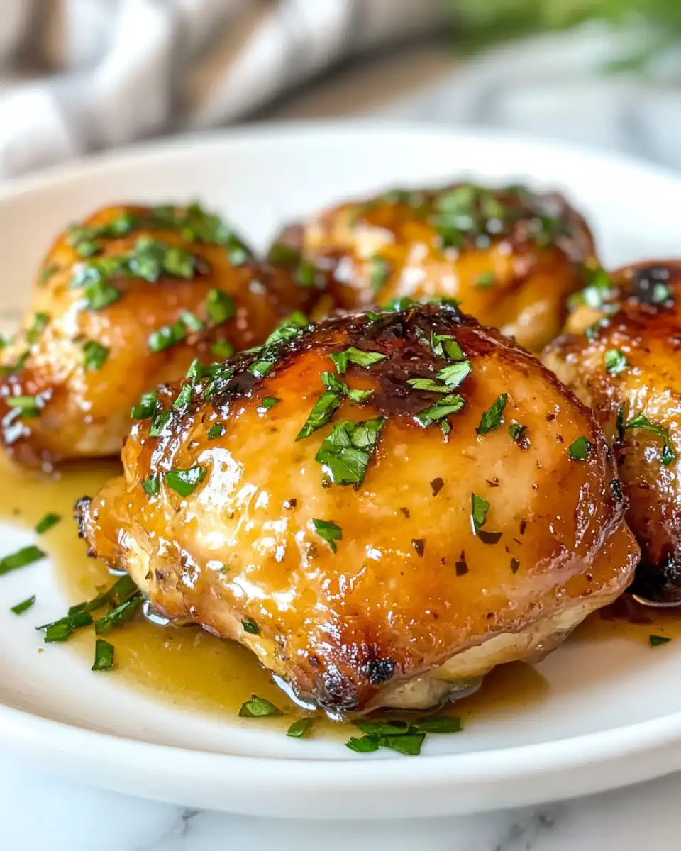 Steam rises from pressure cooker preparing apple cider glazed chicken thighs