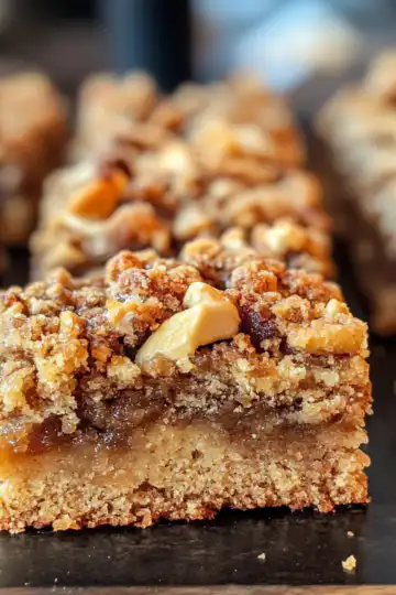 apple crisp shortbread bars taken with iphone 15 pro max --iw 2 --ar 4:5 --v 6.1 --raw