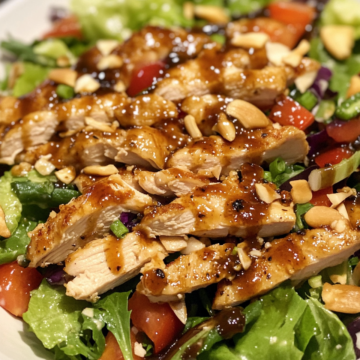 Applebees Asian Chicken Salad Copycat taken with iphone 15 pro max --iw 2 --ar 4:5 --v 6.1 --raw
