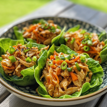 Asian Chicken Lettuce Wraps taken with iphone 15 pro max --iw 2 --ar 4:5 --v 6.1 --raw