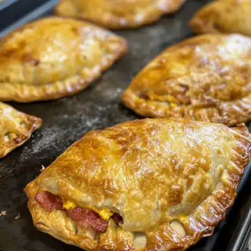 Bacon And Egg Empanadas taken with iphone 15 pro max --iw 2 --ar 4:5 --v 6.1 --raw