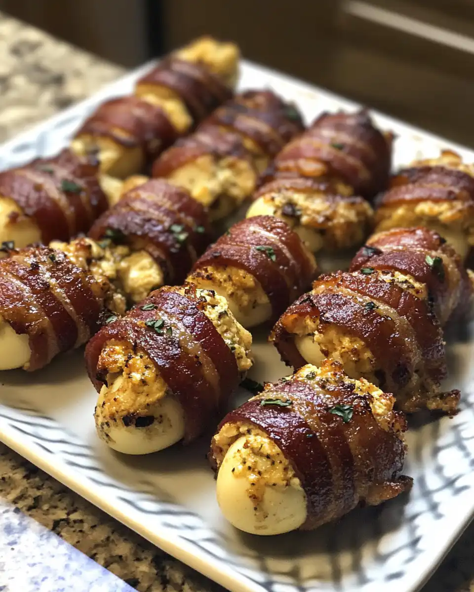 Ingredients laid out for bacon wrapped jalapeños stuffed with cheese and chorizo