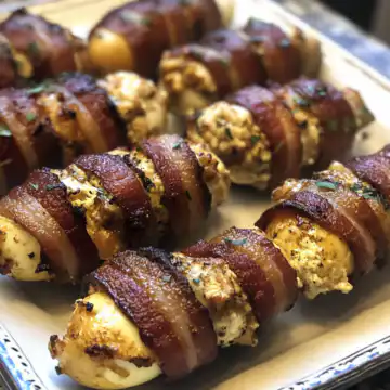 Bacon Wrapped Armadillo Eggs taken with iphone 15 pro max --iw 2 --ar 4:5 --v 6.1 --raw