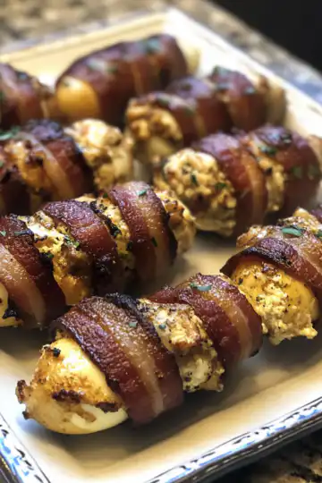 Bacon Wrapped Armadillo Eggs taken with iphone 15 pro max --iw 2 --ar 4:5 --v 6.1 --raw