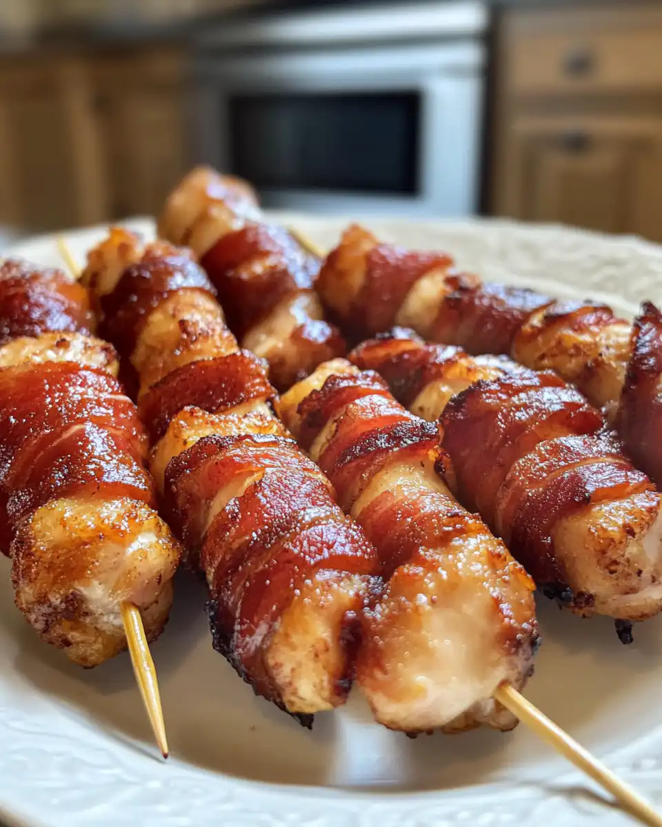Ingredients for bacon wrapped chicken bites including brown sugar and spices