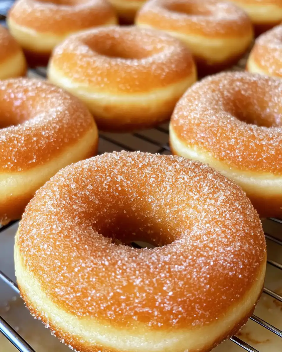 Freshly baked apple cider donuts ready to serve and enjoy