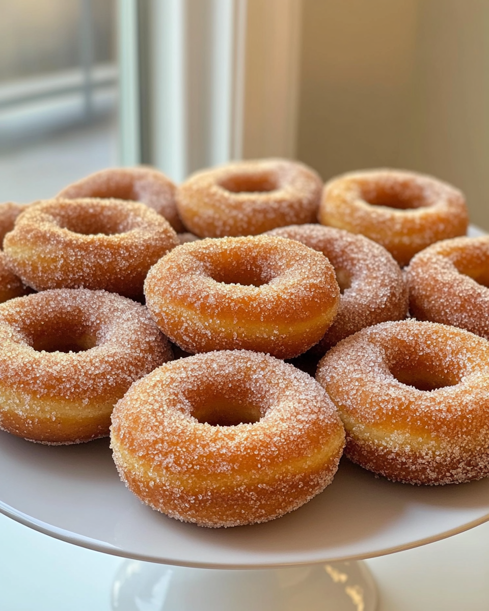 Ingredients for baked apple cider donuts on kitchen counter