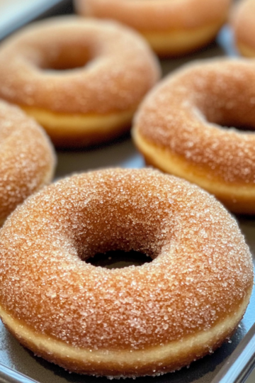 Baked Vegan Apple Cider Donuts taken with iphone 15 pro max --iw 2 --ar 4:5 --v 6.1 --raw