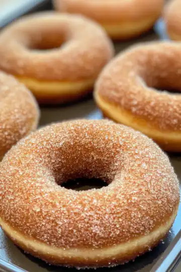 Baked Vegan Apple Cider Donuts taken with iphone 15 pro max --iw 2 --ar 4:5 --v 6.1 --raw