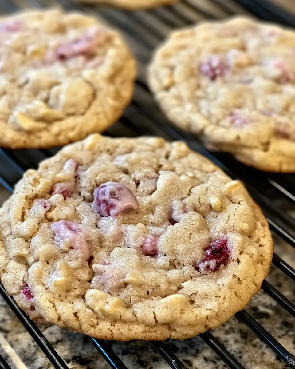 Freshly baked oatmeal cookies from pressure cooker