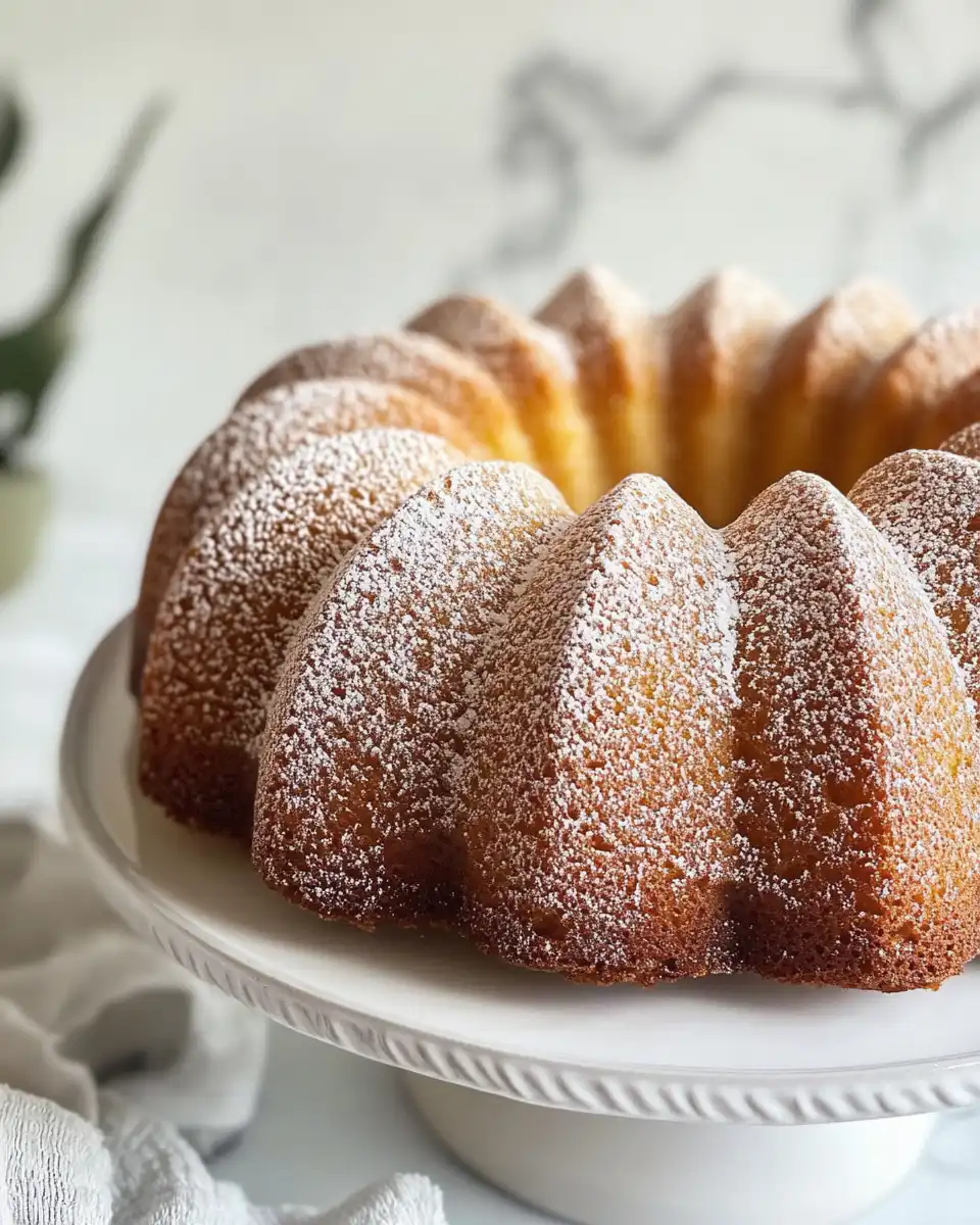 Ingredients for apple cider bundt cake arranged in bowls including spices and sugars