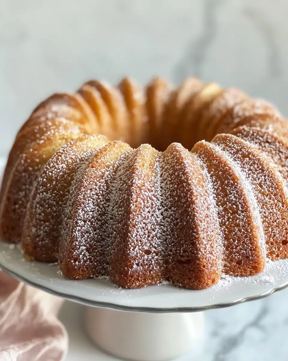 Fresh apple cider bundt cake baking in pressure cooker emits warm cinnamon aroma