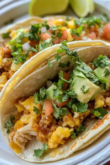Best Breakfast Tacos taken with iphone 15 pro max --iw 2 --ar 4:5 --v 6.1 --raw