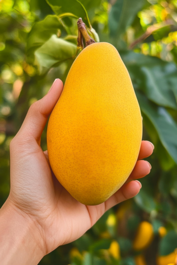 Best Copycat Mango taken with iphone 15 pro max --iw 2 --ar 4:5 --v 6.1 --raw
