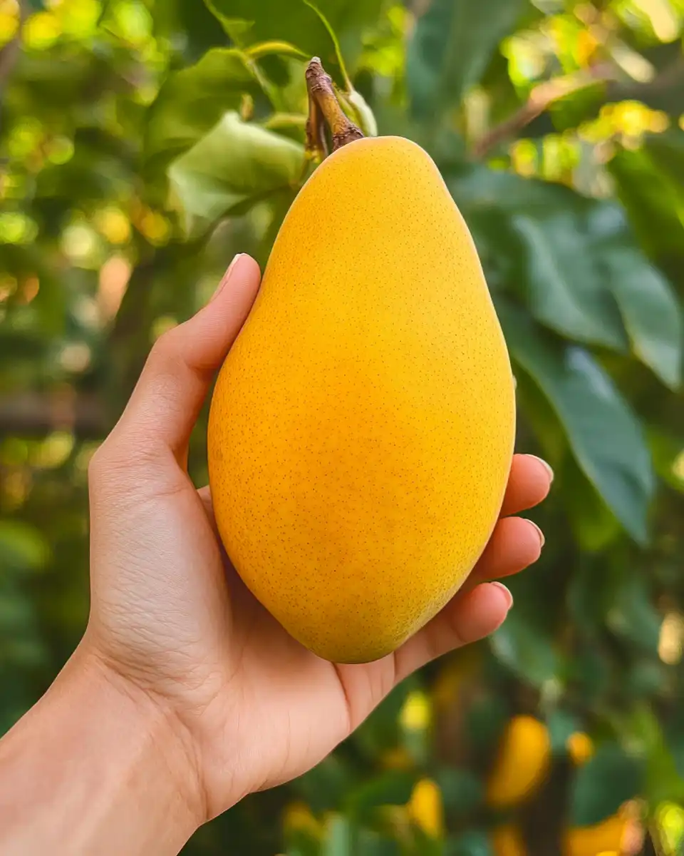 Bright frozen mango ready for mangonada