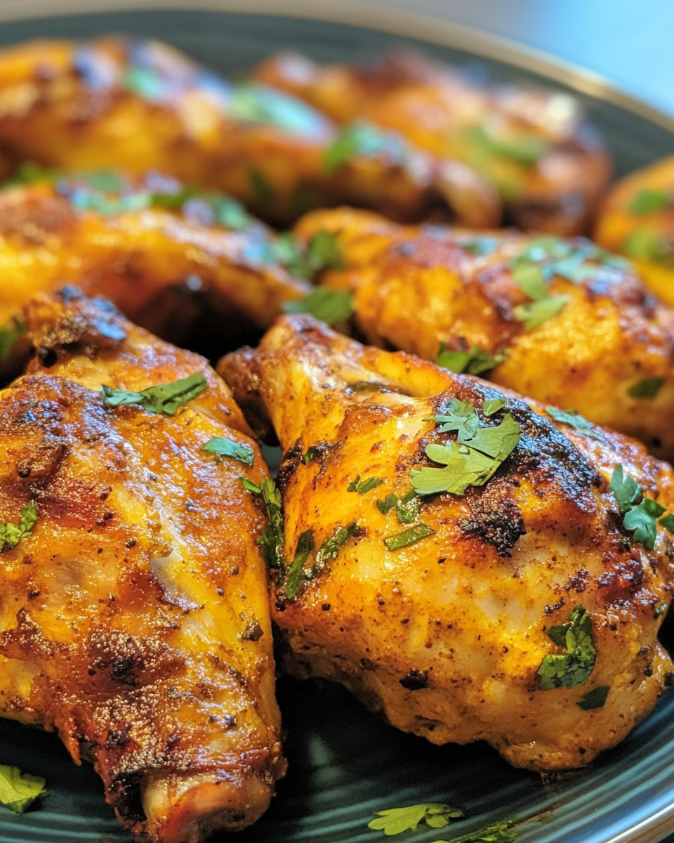 Ingredients for peri peri chicken pressure cooker meal spread out on kitchen counter