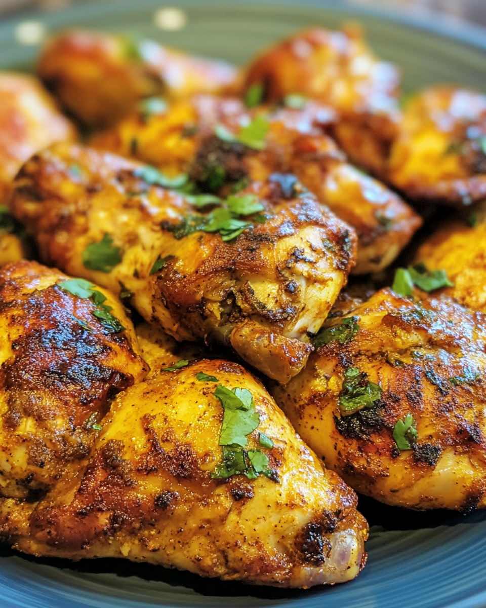 Peri peri chicken pressure cooking vibrant and aromatic in the cooker