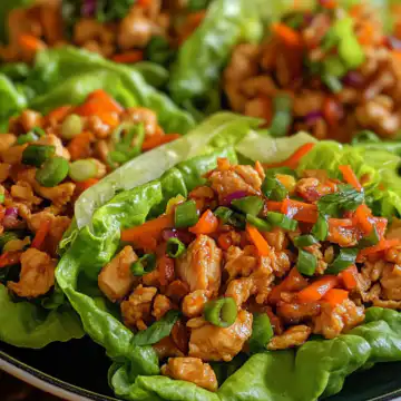 Better Than P.F. Changs Chicken Lettuce Wraps taken with iphone 15 pro max --iw 2 --ar 4:5 --v 6.1 --raw