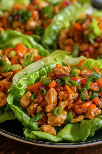 Better Than P.F. Changs Chicken Lettuce Wraps taken with iphone 15 pro max --iw 2 --ar 4:5 --v 6.1 --raw