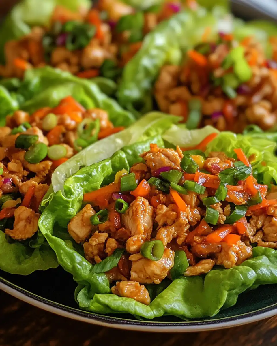 Pressure cooker steaming chicken lettuce wraps aroma