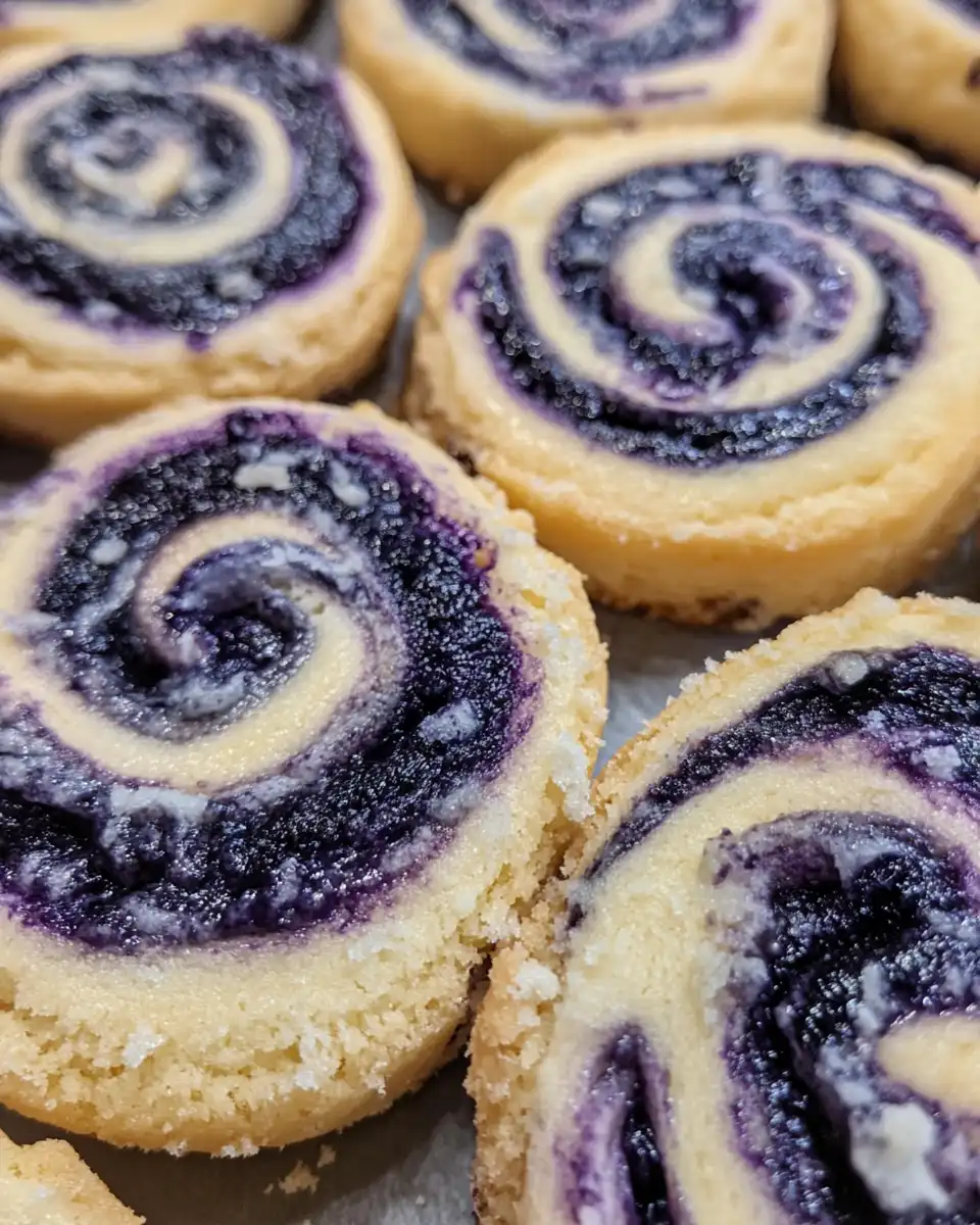 Blueberry cheesecake swirl cookies fresh from pressure cooker