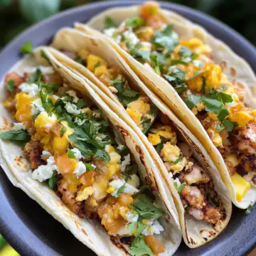 Breakfast Tacos taken with iphone 15 pro max --iw 2 --ar 4:5 --v 6.1 --raw