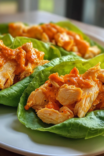 Buffalo Chicken Lettuce Wrap taken with iphone 15 pro max --iw 2 --ar 4:5 --v 6.1 --raw