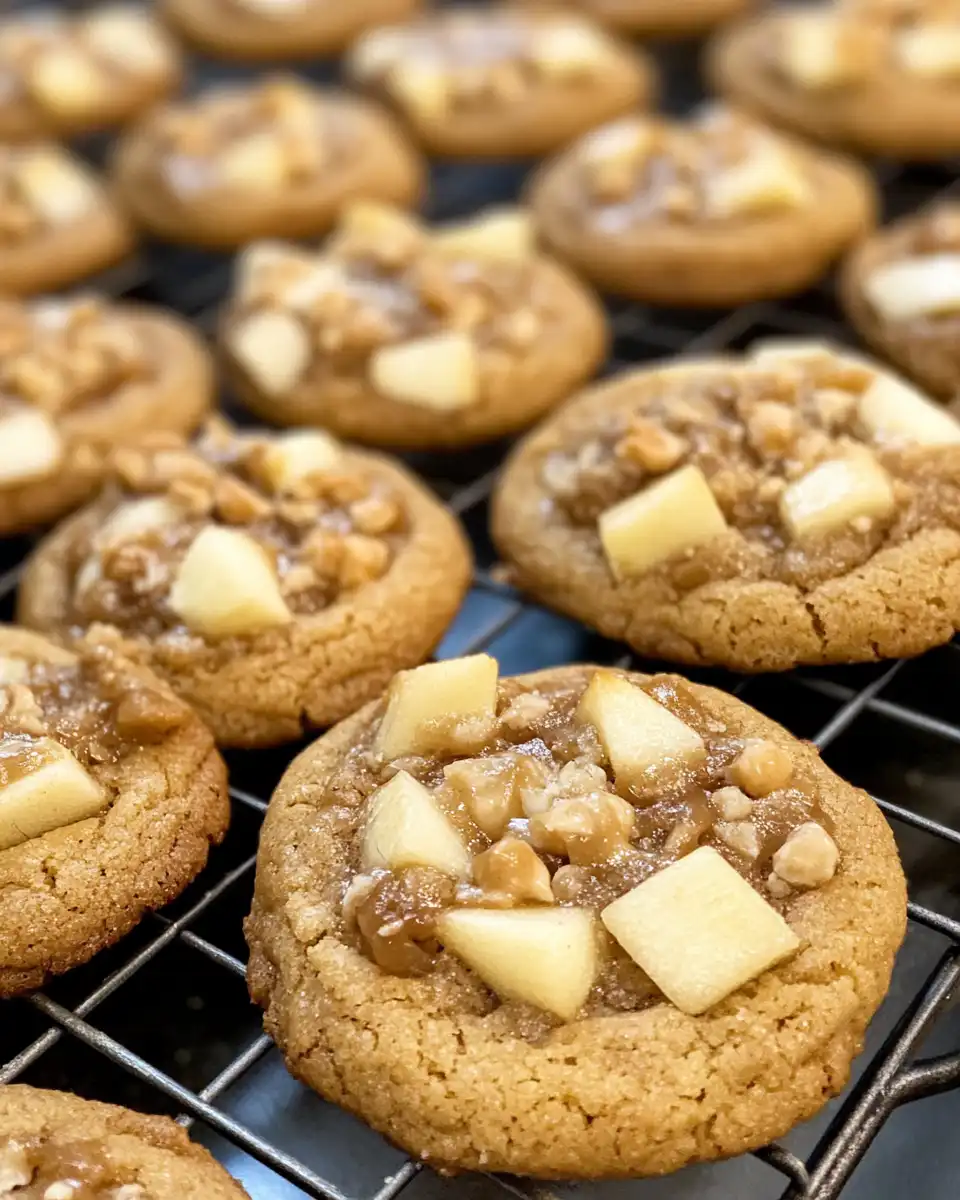Ingredients including flour, butter, sugar, cinnamon and caramel bits for cookies