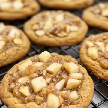 Caramel Apple Cider Cookies taken with iphone 15 pro max --iw 2 --ar 4:5 --v 6.1 --raw