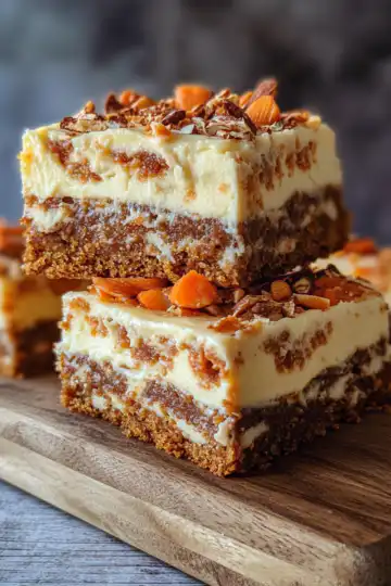 carrot cake cream cheese bars taken with iphone 15 pro max --iw 2 --ar 4:5 --v 6.1 --raw