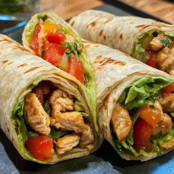 Cashew Chicken Wraps taken with iphone 15 pro max --iw 2 --ar 4:5 --v 6.1 --raw