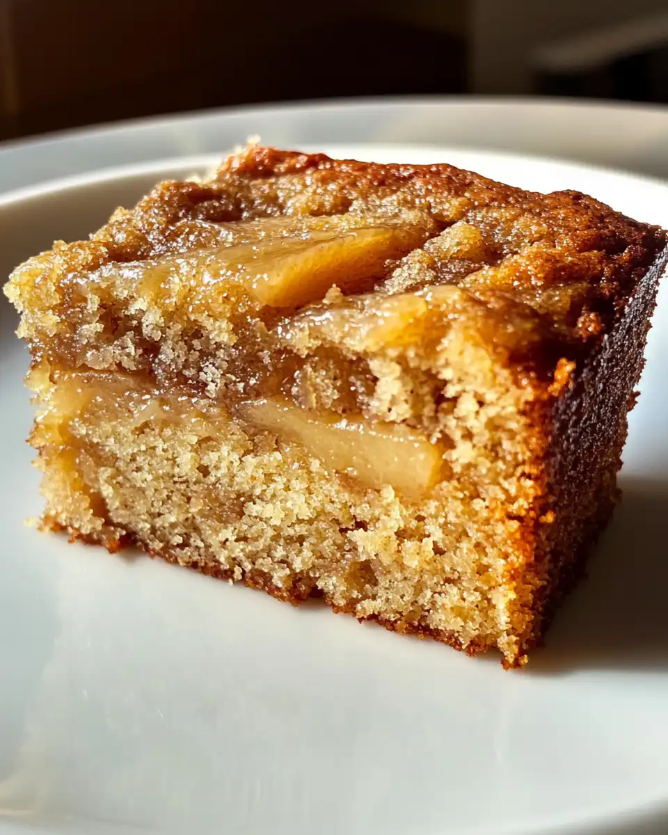 Golden brown Somerset Cider & Apple Cake fresh from pressure cooker
