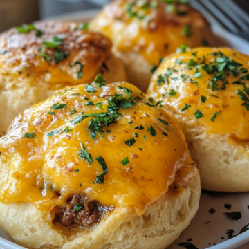 cheesy beef biscuit bombs taken with iphone 15 pro max --iw 2 --ar 4:5 --v 6.1 --raw