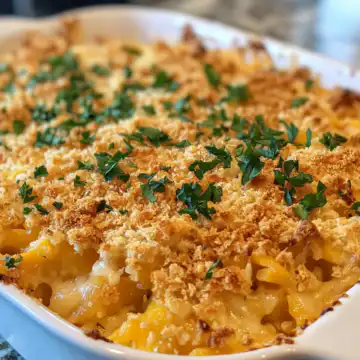 Cheesy Squash Casserole With Cracker Topping taken with iphone 15 pro max --iw 2 --ar 4:5 --v 6.1 --raw