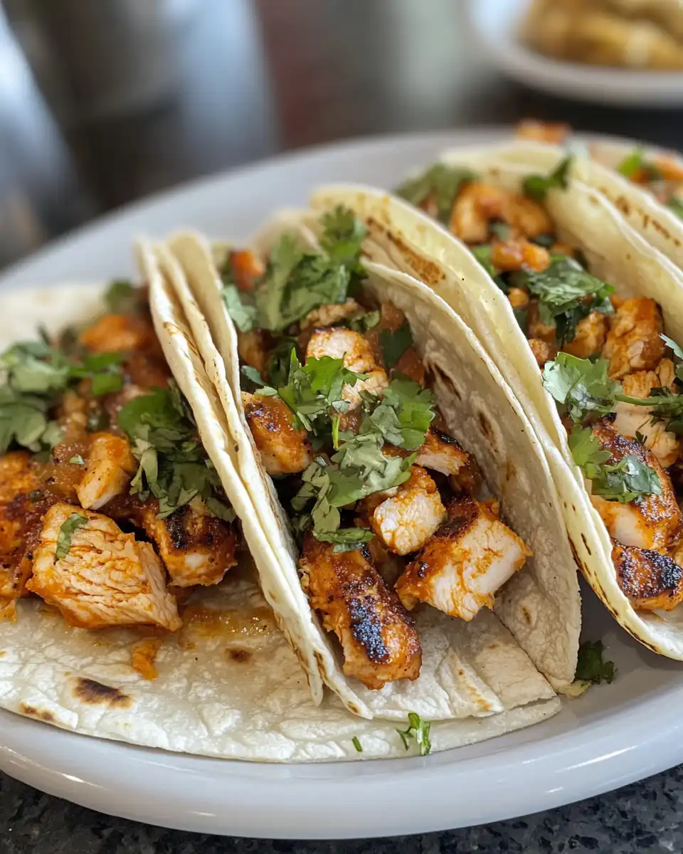 Ingredients for chicken street tacos inside pressure cooker