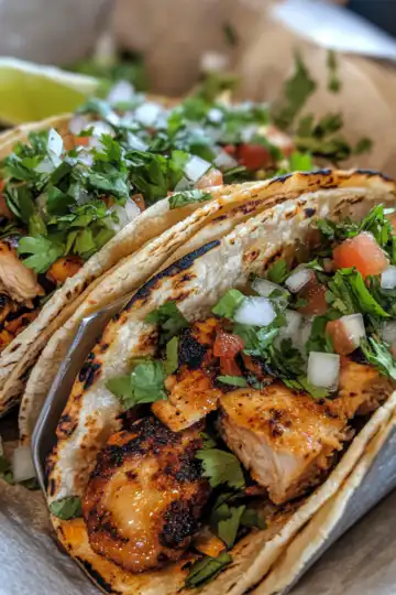 Chicken Street Tacos taken with iphone 15 pro max --iw 2 --ar 4:5 --v 6.1 --raw